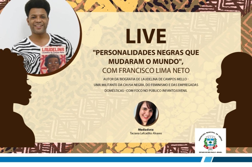 Biblioteca Pedagógica promove live sobre personalidades negras