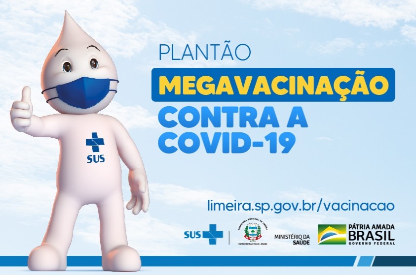 Novo plantão de vacinação contra Covid-19 acontece neste sábado em Limeira
