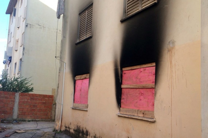 Prefeitura conclui escoramento de apartamento atingido por incêndio