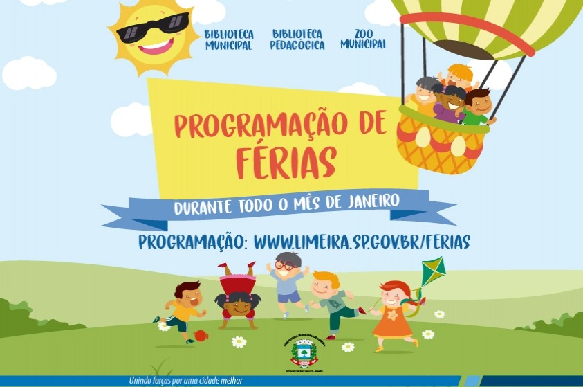 Programação de férias da Prefeitura de Limeira começa dia 7 de janeiro