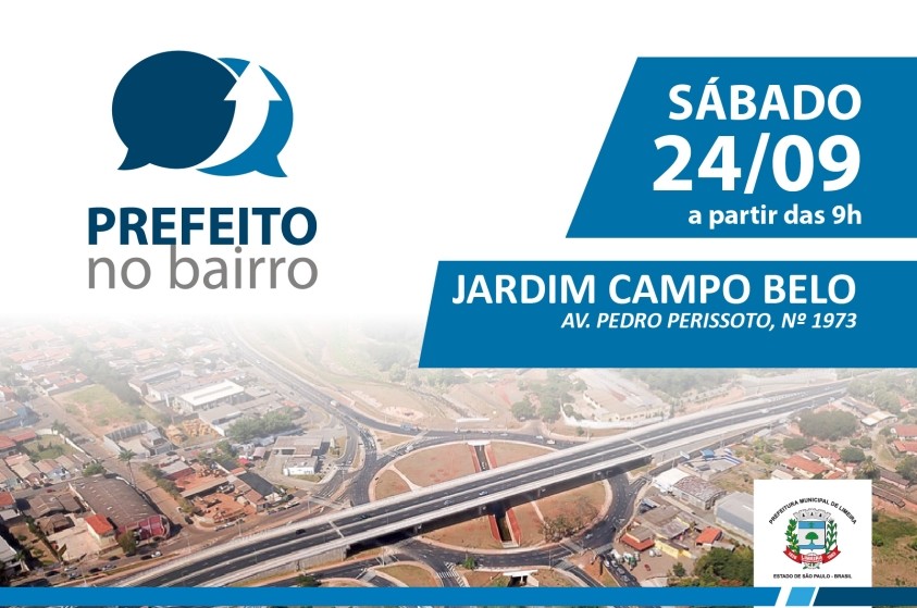 UBS Campo Belo vai ser inaugurada, durante Prefeito no Bairro, no sábado (24)