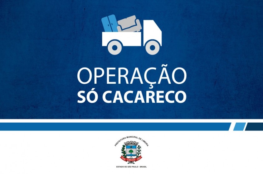 Operação Só Cacareco percorre sete bairros na próxima semana, confira a programação
