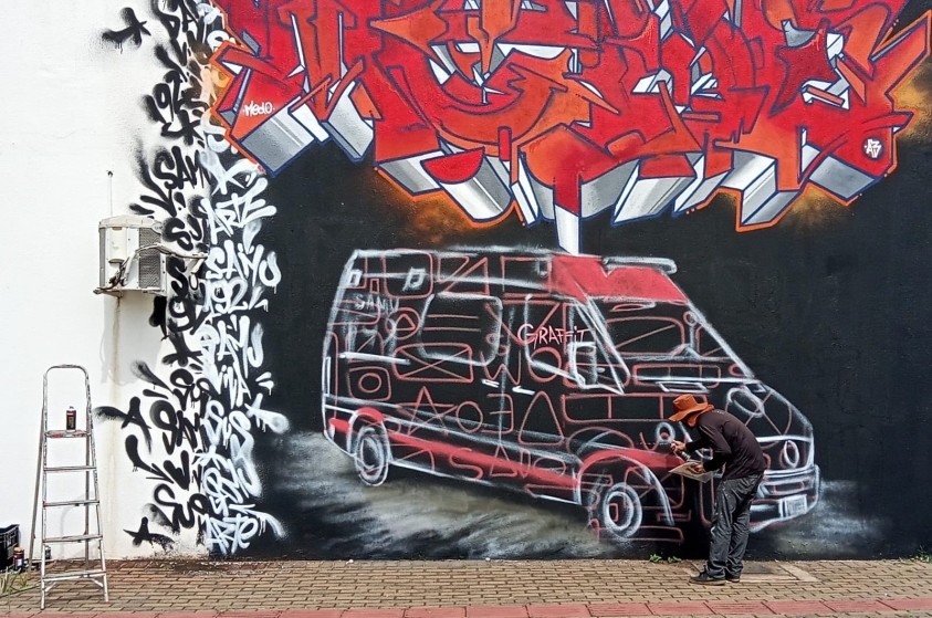 Quatro projetos de Arte Urbana colorem bairro Geada
