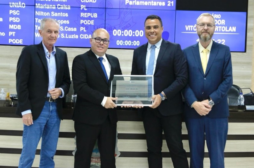 Empresário, diretor executivo de transportadora de GLP recebe título de Cidadão Limeirense