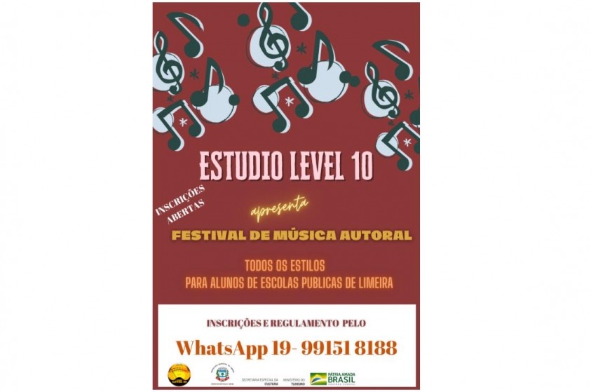 Estúdio Level 10 realiza seleção de música autoral para alunos de escolas públicas