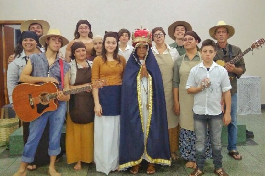 Grupo Nascente, dos Frades, celebra dez anos com Auto de Nossa Senhora Aparecida