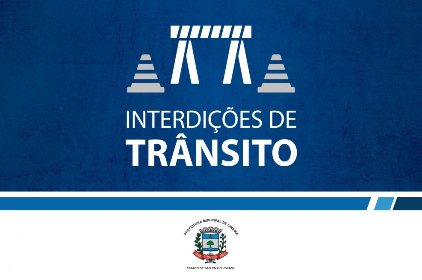 Trecho da Via Antônio Lucato continuará interditado parcialmente amanhã (29)