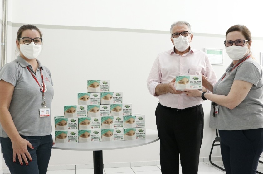 Secretaria de Saúde recebe doação de 30 mil máscaras 