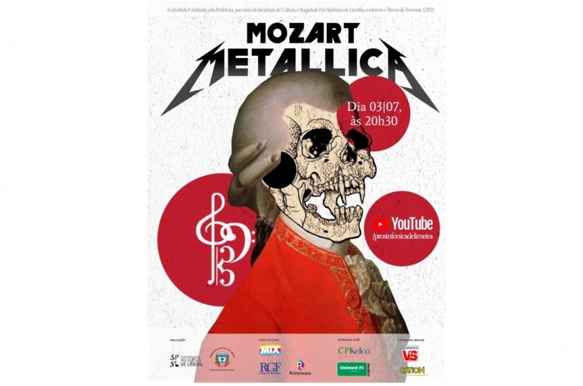 Orquestra Sinfônica de Limeira apresenta ''Mozart e Metallica''