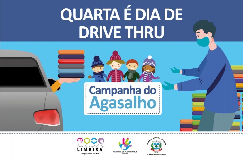 Campanha do Agasalho realiza drive-thru na Vila Labak