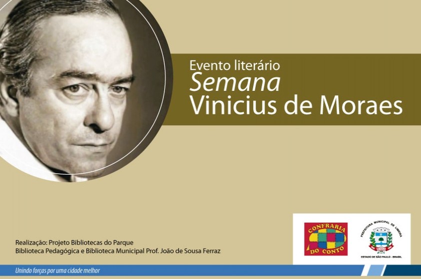 Bibliotecas terão programação dedicada a Vinicius de Moraes