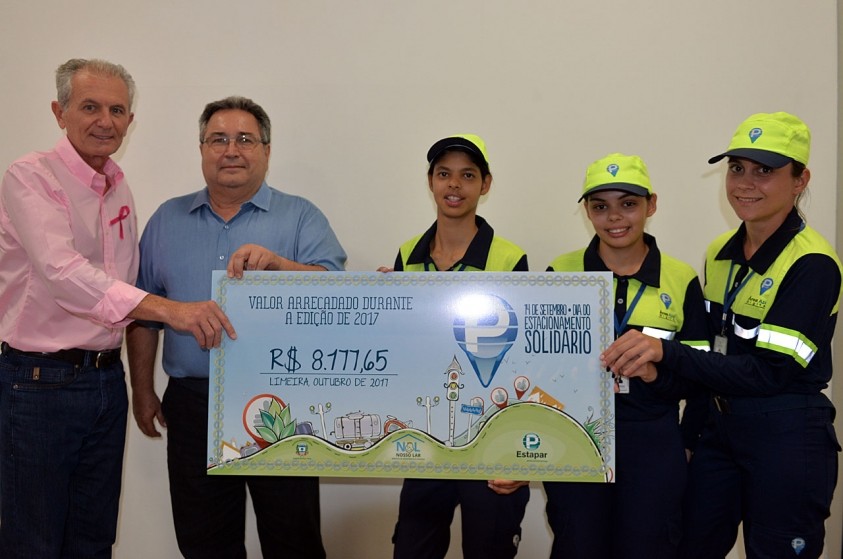 Dia do Estacionamento Solidário em Limeira arrecada R$ 8,1 mil