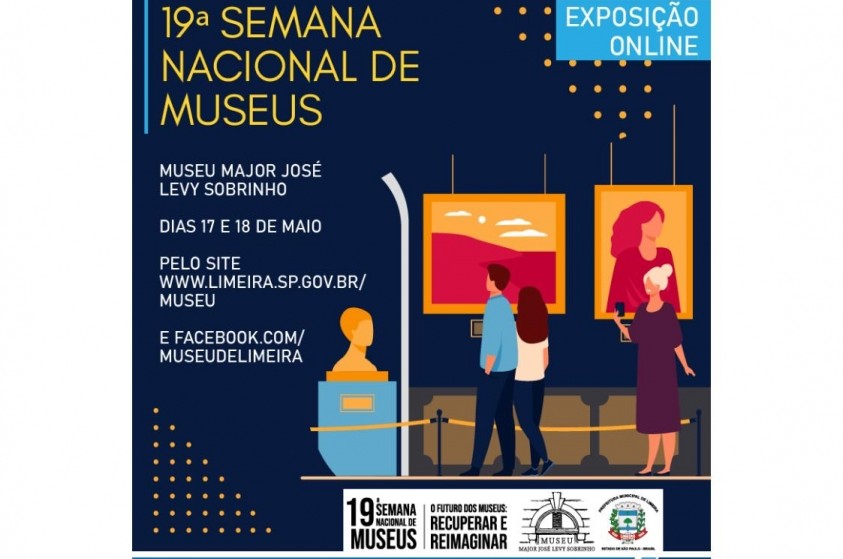 Programação que compõe a 19ª Semana Nacional de Museus acontece na próxima semana