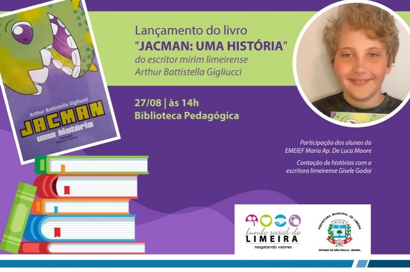 Biblioteca Pedagógica sedia lançamento do livro ''JacMan: uma história''
