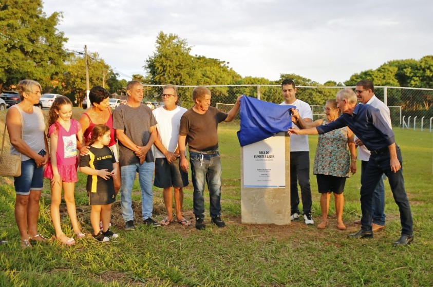 Migrante do Paraná é homenageado ao dar nome à área esportiva