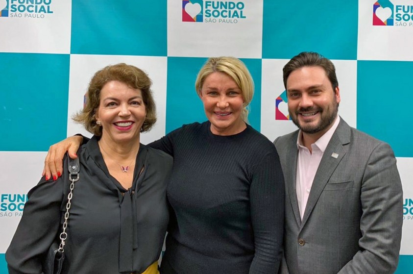 Roberta Botion conhece novos cursos do Fundo Social de São Paulo