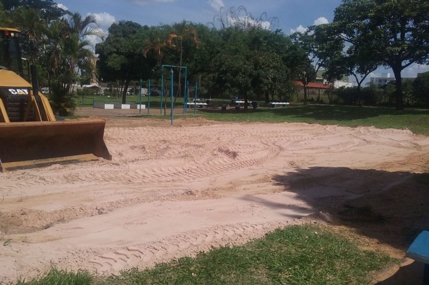Prefeitura realiza manutenção em espaços esportivos de Limeira