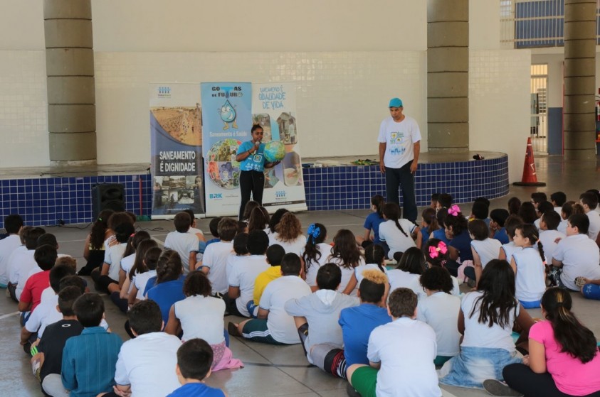 Mais de 1.200 alunos participam do projeto Água na Escola - Gotas de Futuro