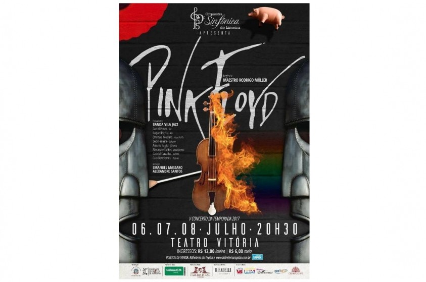 Teatro Vitória recebe concerto Pink Floyd