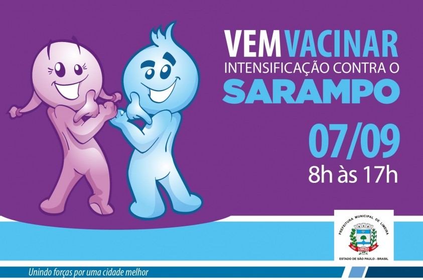 Prefeitura abre 15 unidades de saúde neste sábado (7) para vacinação contra sarampo