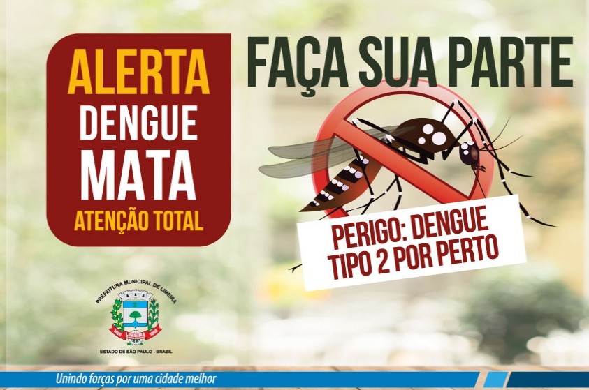 Casos confirmados de dengue em Limeira chegam a 1.408