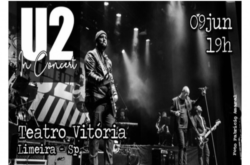 Teatro Vitória recebe U2 In Concert apresentado por banda limeirense