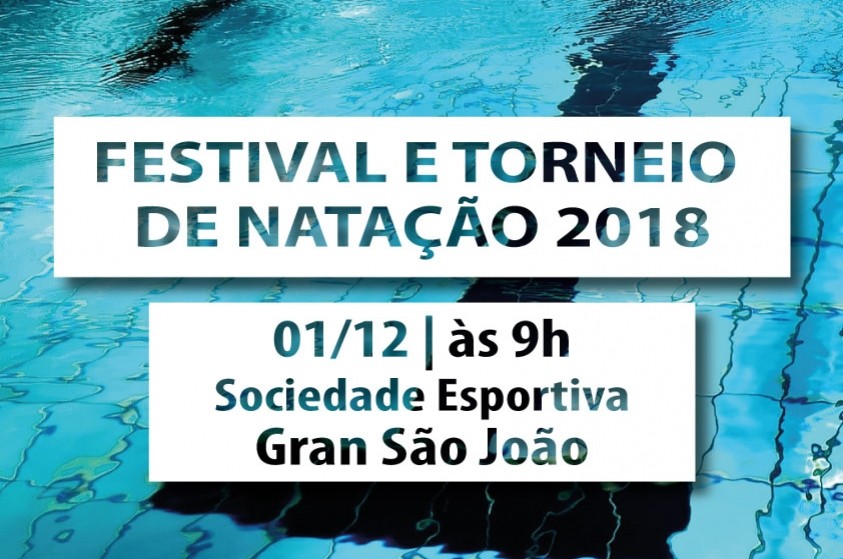 Abertas inscrições para o Festival e Torneio de Natação 2018