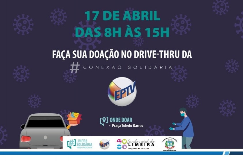 Limeira participa da campanha Conexão Solidária neste sábado (17)