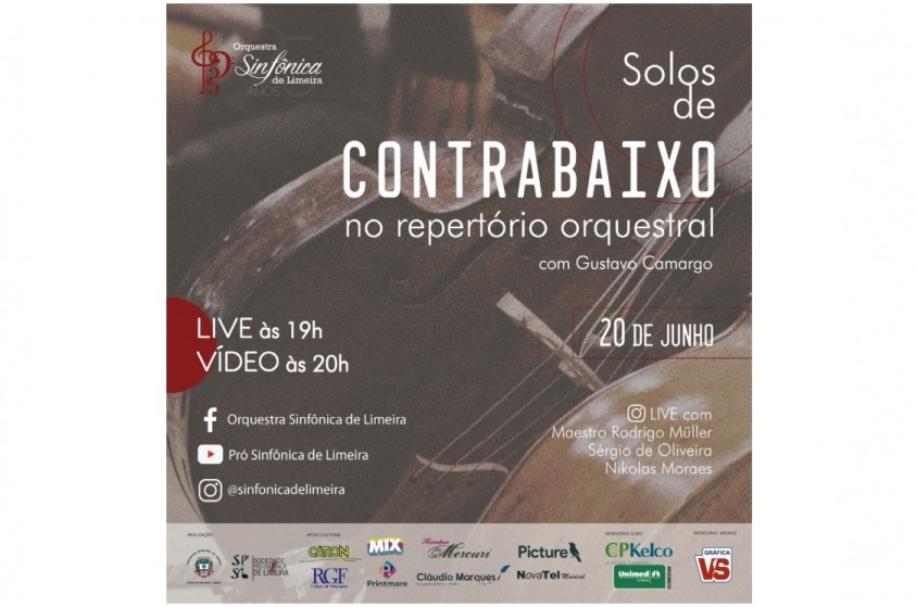 Orquestra lança segundo vídeo da Série Solos de Contrabaixo no Repertório Orquestral