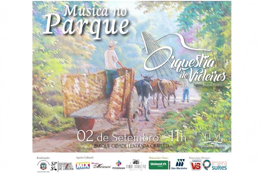Parque Cidade recebe Orquestra de Violeiros neste domingo