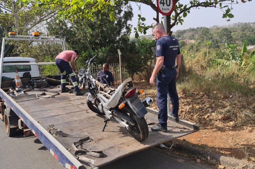 Motocicleta furtada em Rio Claro é localizada pela GCM